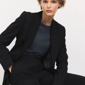 Express Design Studio black pin stripe suit jacket blazer in size 10